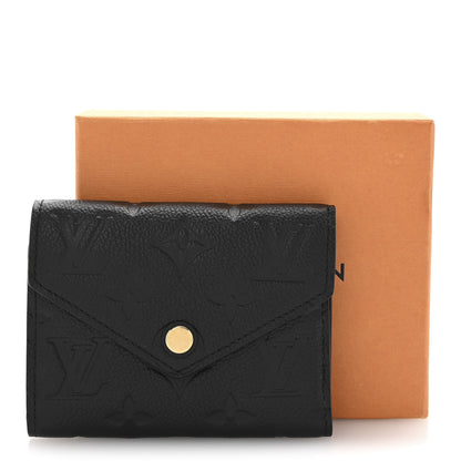 Louis Vuitton Empreinte Victorine Wallet Black 7 of 7