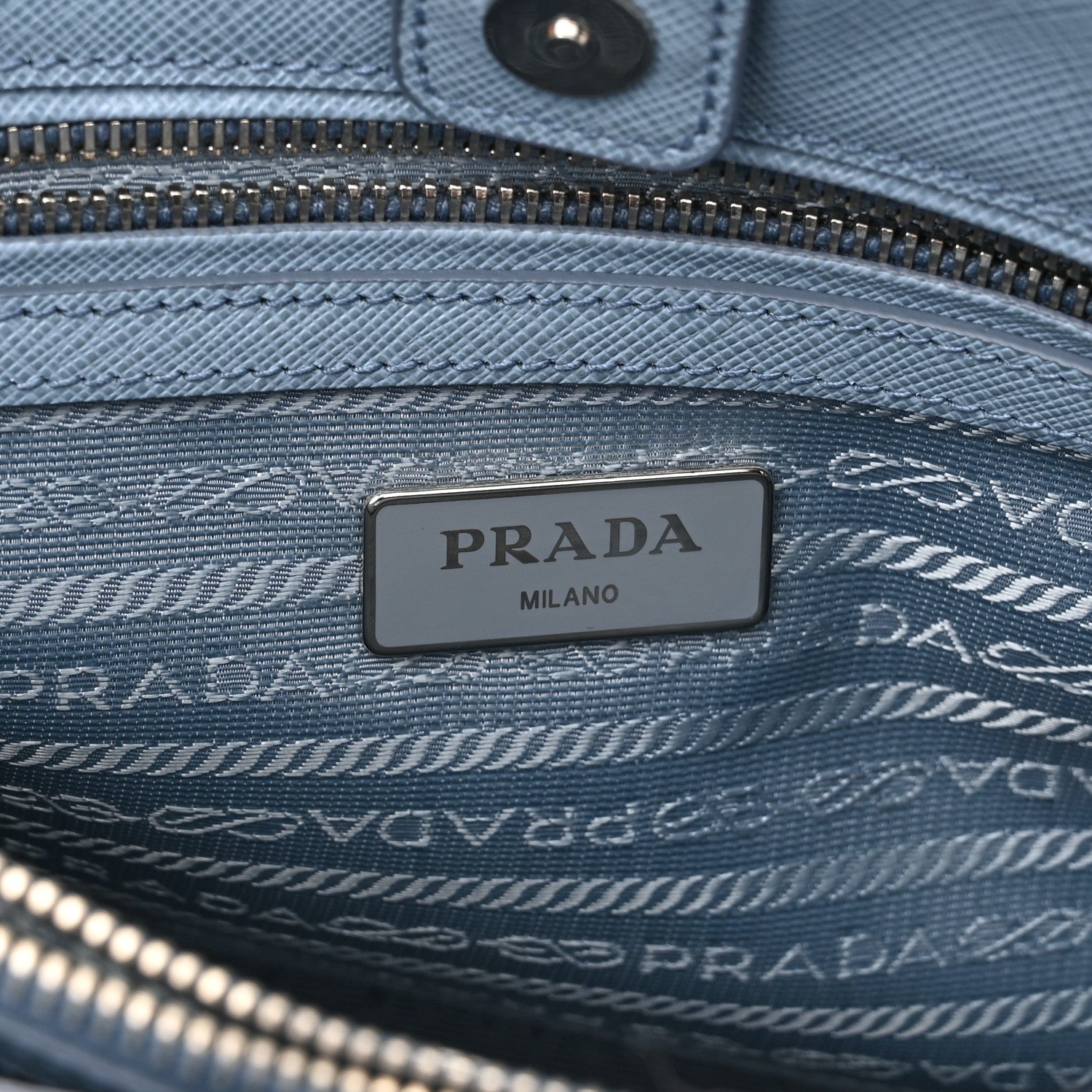 Prada Saffiano Lux Medium Tote Astrale 5 of 8