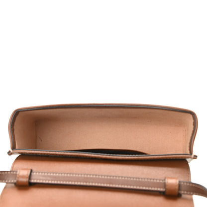 Gucci GG Supreme Monogram Calfskin Mini Padlock Top Handle Shoulder Bag Beige Black Cuir 5 of 10