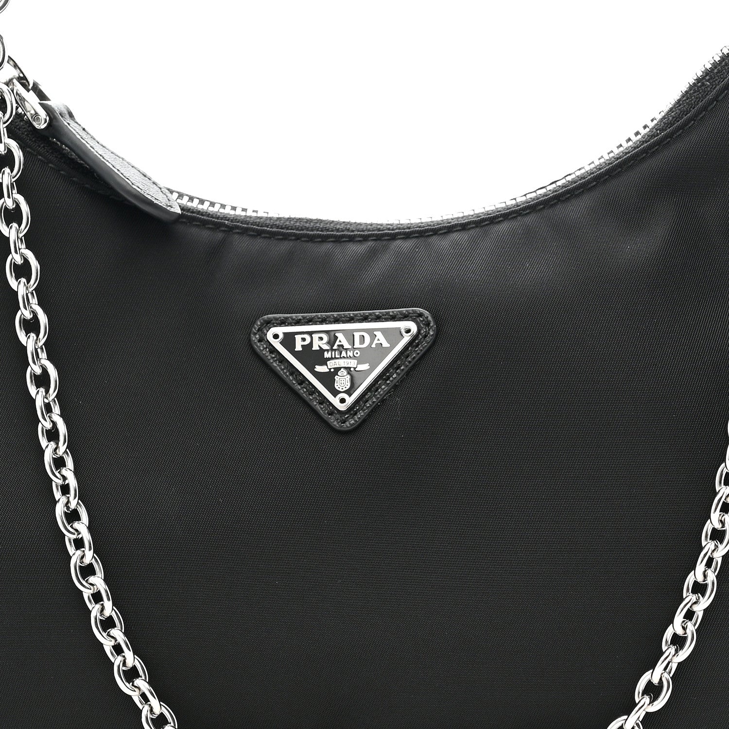 Prada Nylon Re-Edition 2005 Shoulder Bag Black 7 of 9