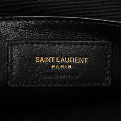 Saint Laurent Crinkled Calfskin Matelasse Monogram Baby Niki Chain Satchel Ivory 6 of 13