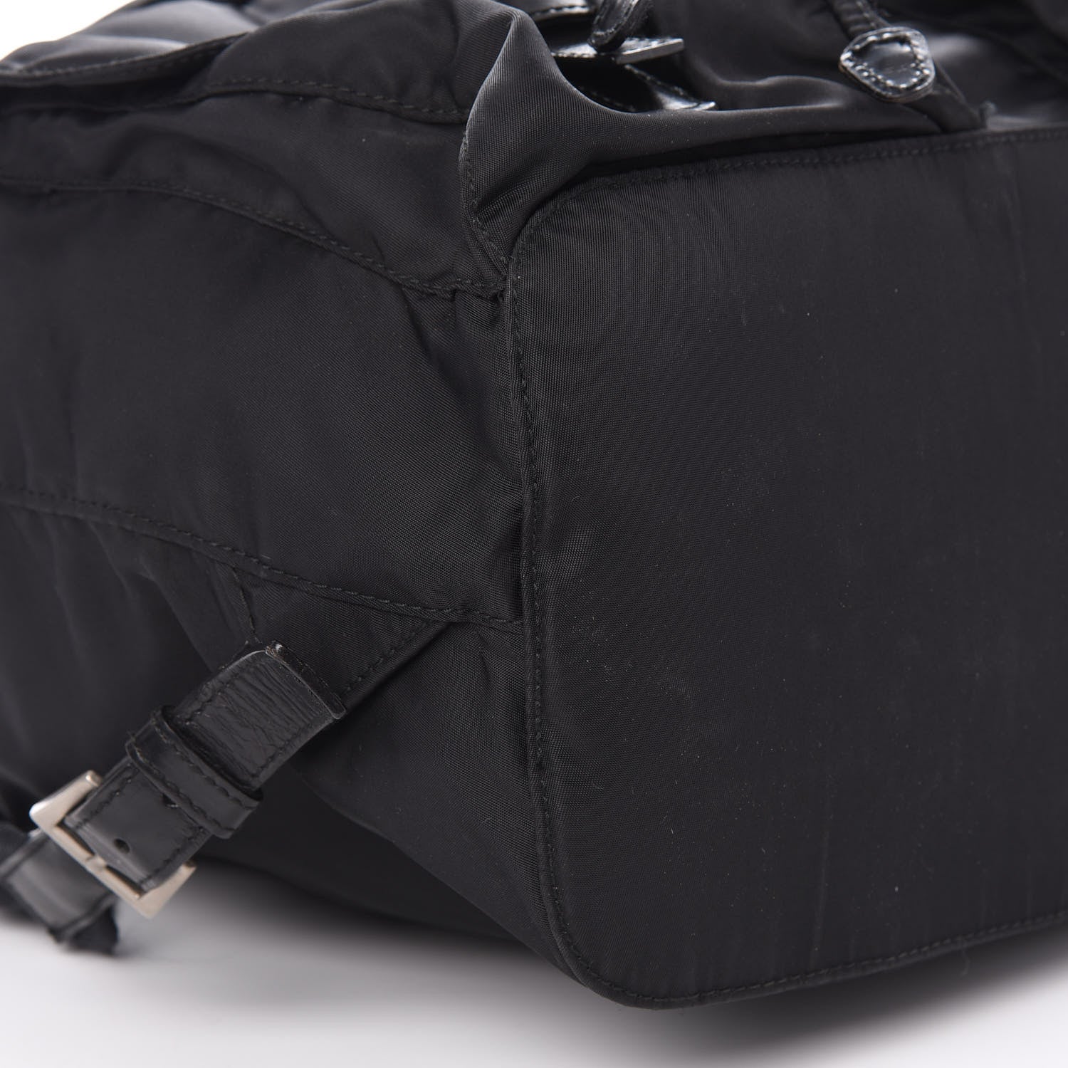 Prada Nylon Vela Medium Backpack Black 5 of 10