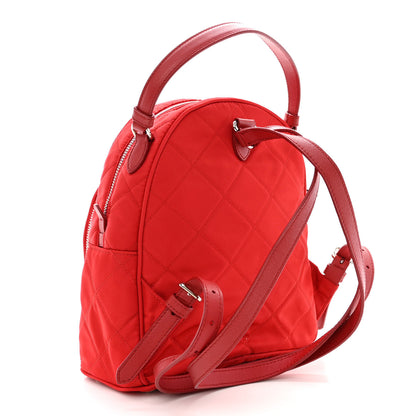 Prada Nylon Tessuto Impuntu Quilted Backpack Rosso 3 of 14