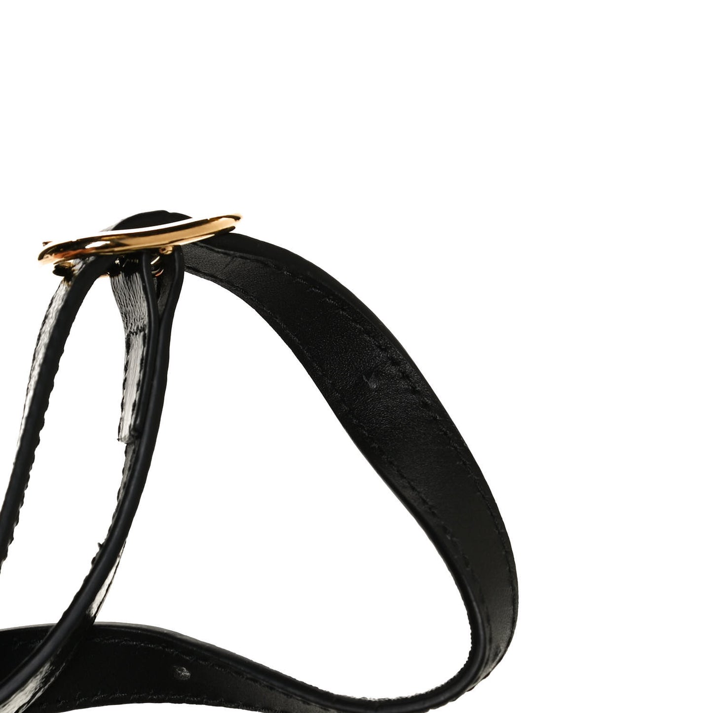 Suede Patent Web Mini Ophidia Shoulder Bag Black