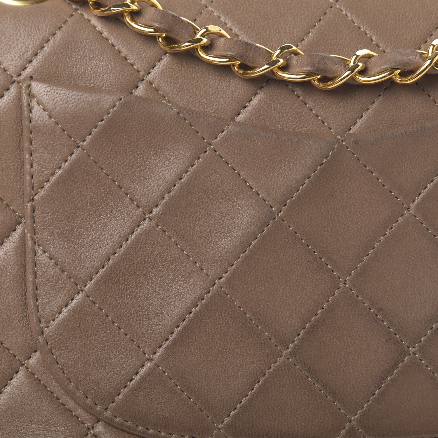 Chanel Lambskin Quilted Small Double Flap Beige 8 of 25
