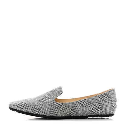 Jimmy Choo Prince Of Stars Glitter Fabric Loafers 39 Silver 1 of 10