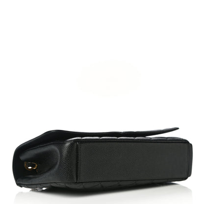 Chanel Caviar Quilted Medium CC Filigree Flap Black 4 of 8