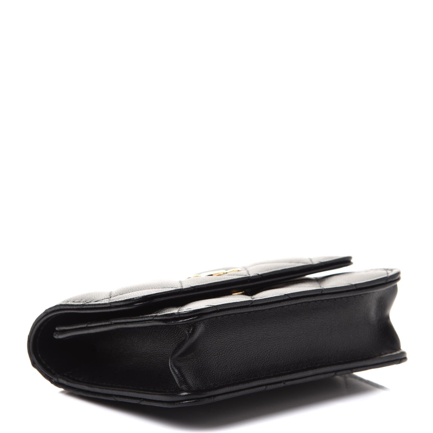Chanel Lambskin Quilted CC Hook Card Holder Black 4 of 9