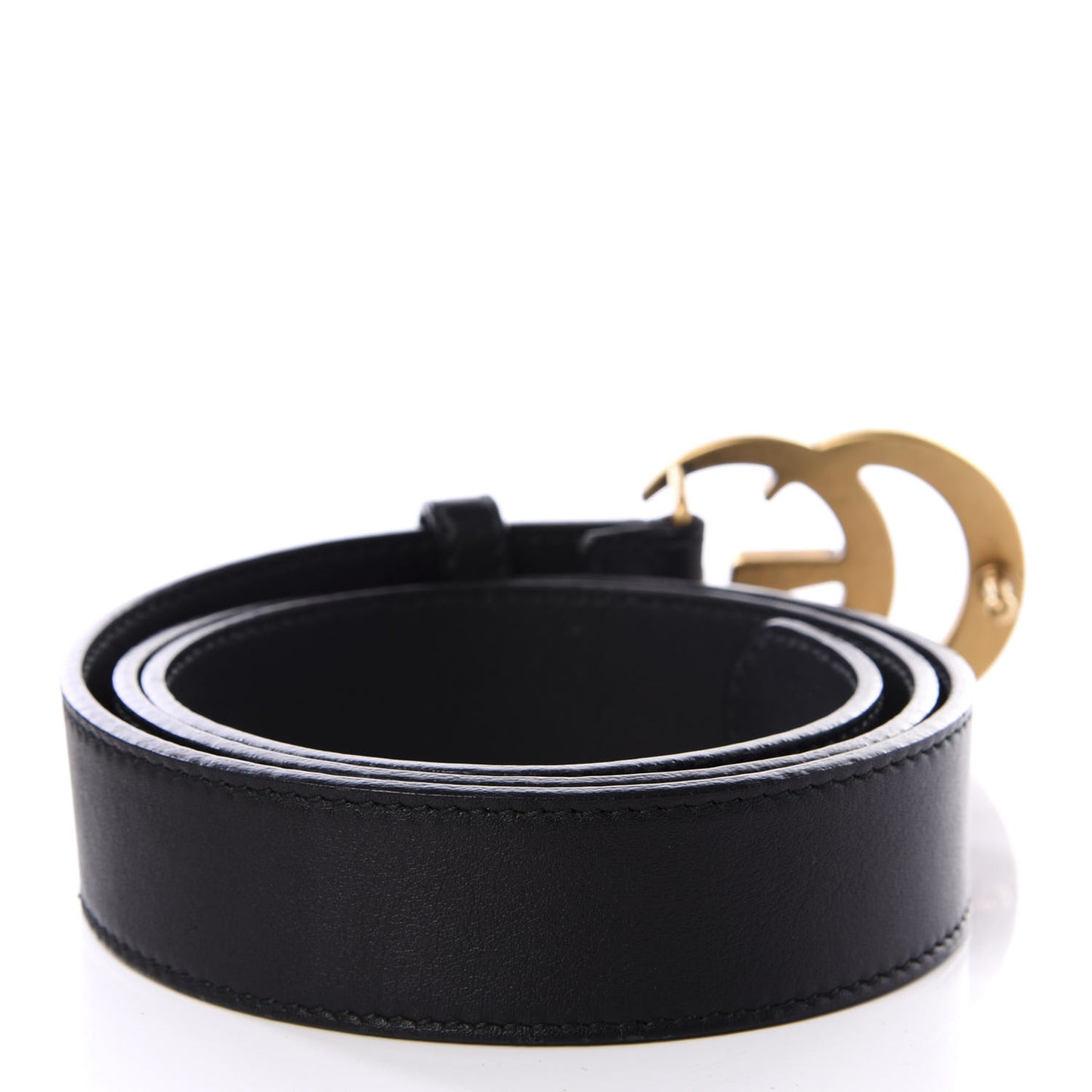 Calfskin Double G 30mm Belt 80 32 Black