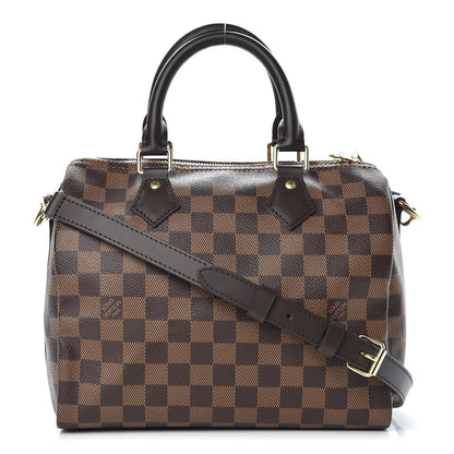 Louis Vuitton Damier Ebene Speedy Bandouliere 25 1 of 11