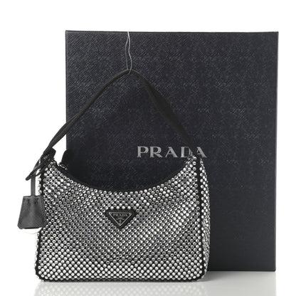 Prada Satin Crystal Mini Re-Edition 2000 Bag Cristal 11 of 11
