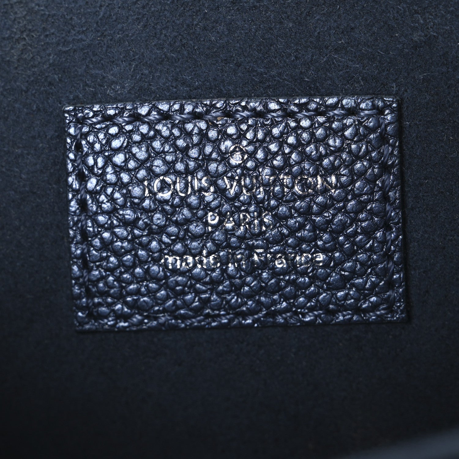 Louis Vuitton Metallic Empreinte Monogram Giant Pochette Metis Navy Nacre 6 of 11