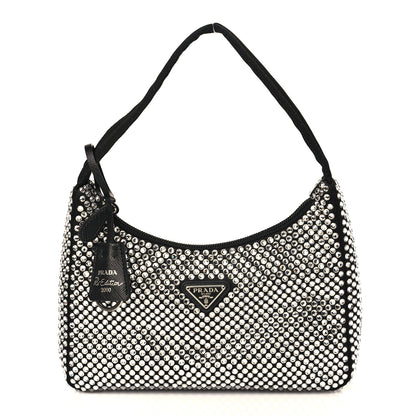 Prada Satin Crystal Mini Re-Edition 2000 Bag Cristal 1 of 10
