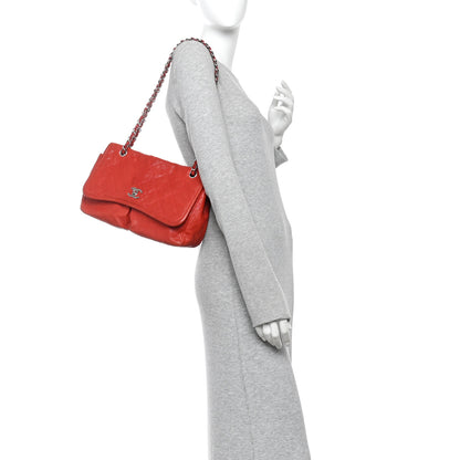 Chanel Calfskin Quilted Medium Natural Beauty Flap Red 2 of 11