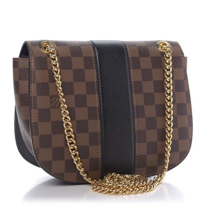 Louis Vuitton Damier Ebene Cuir Taurillon Wight Black 4 of 9