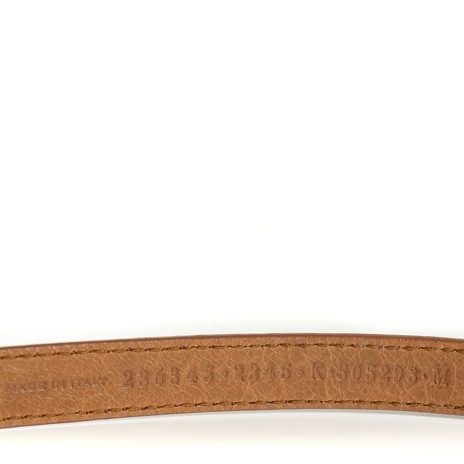 Balenciaga Agneau Giant Gold Triple Tour M Bracelet Cumin 4 of 6