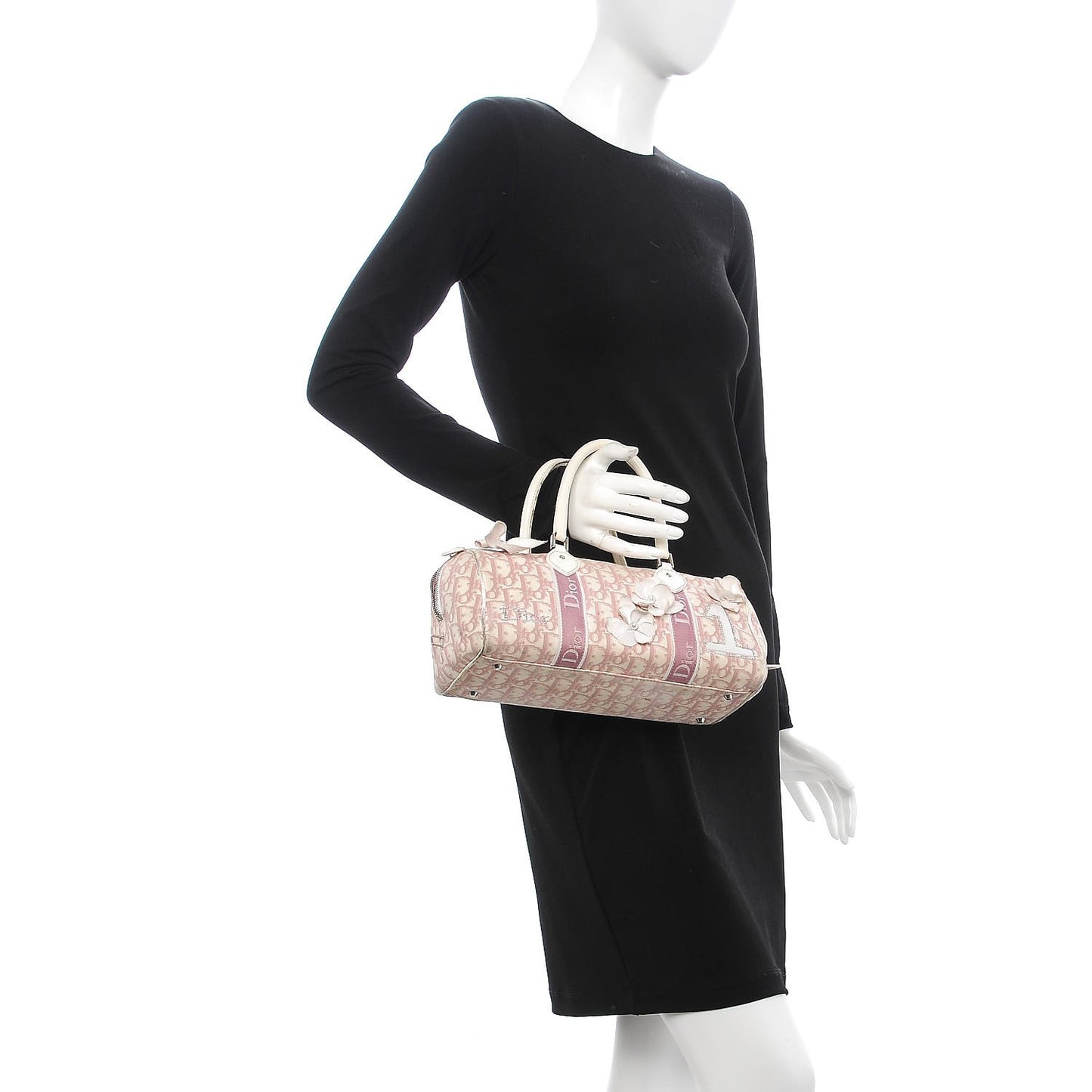 Monogram Girly Boston Pink