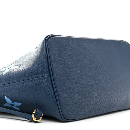 Louis Vuitton Empreinte Monogram Giant Neverfull MM Degrade Bleu 9 of 14