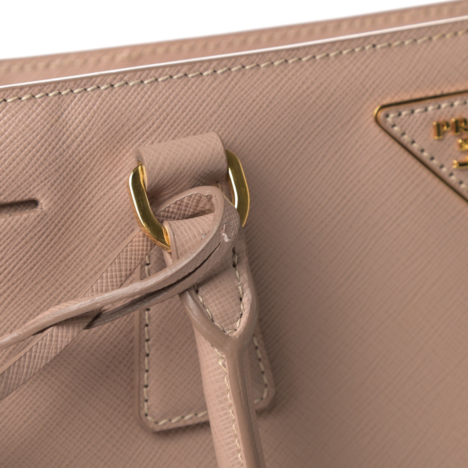 Prada Saffiano Lux Medium Tote Cammeo 14 of 15
