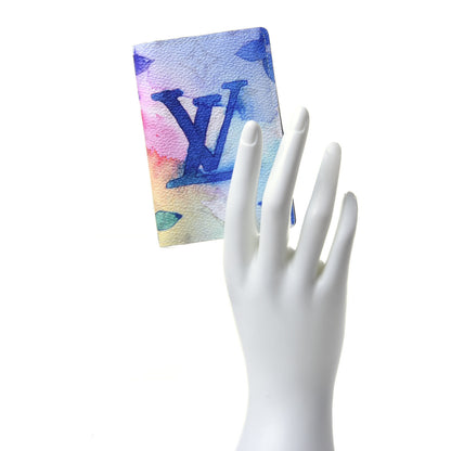 Louis Vuitton Monogram Watercolor Pocket Organizer NM Multicolor 2 of 10