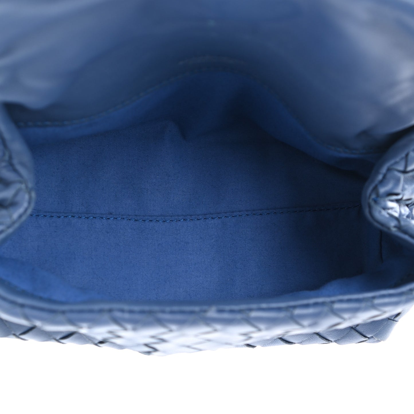 Nappa Intrecciato Cosmetic Case Storm Blue