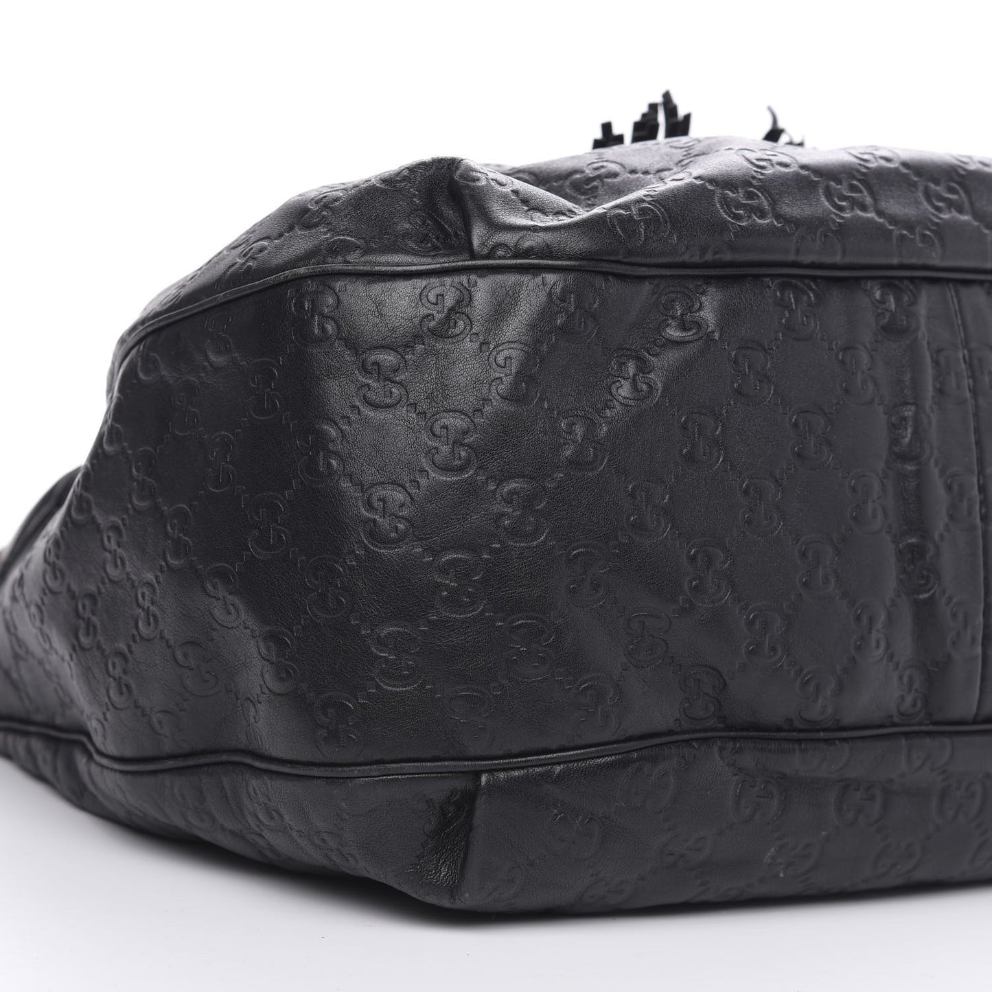 Guccissima Medium Emily Hobo Black