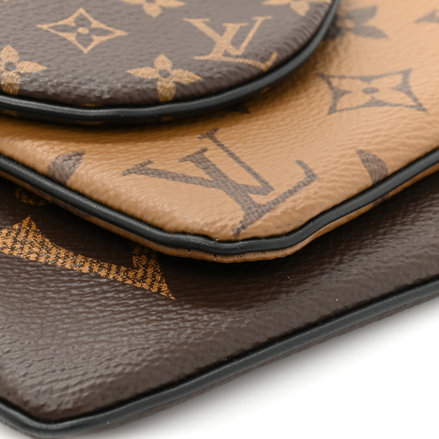 Reverse Monogram Giant Trio Pouch