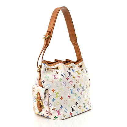 Louis Vuitton Monogram Multicolor Petit Noe White 3 of 14