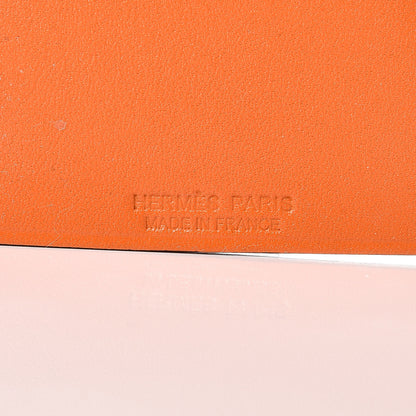 Hermes Everlisse Chevre Mysore Samarcande Horse Ornament Bag Charm Vermillion Orange 3 of 3