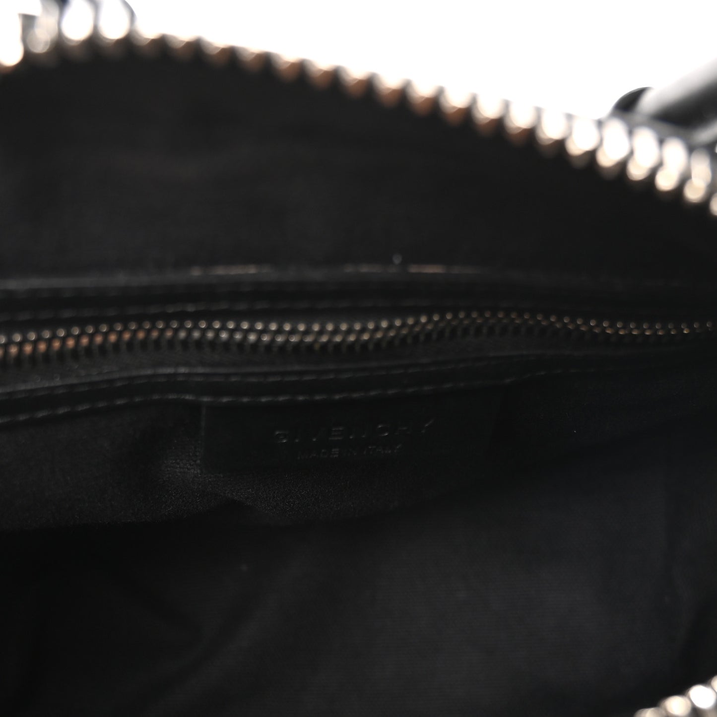 Calfskin Fringe Mini Antigona Black