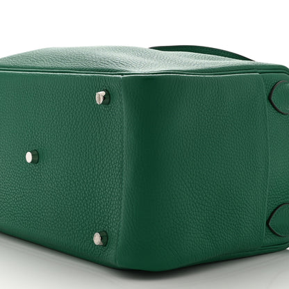 Hermes Taurillon Clemence Lindy 30 Vert Vertigo 10 of 10