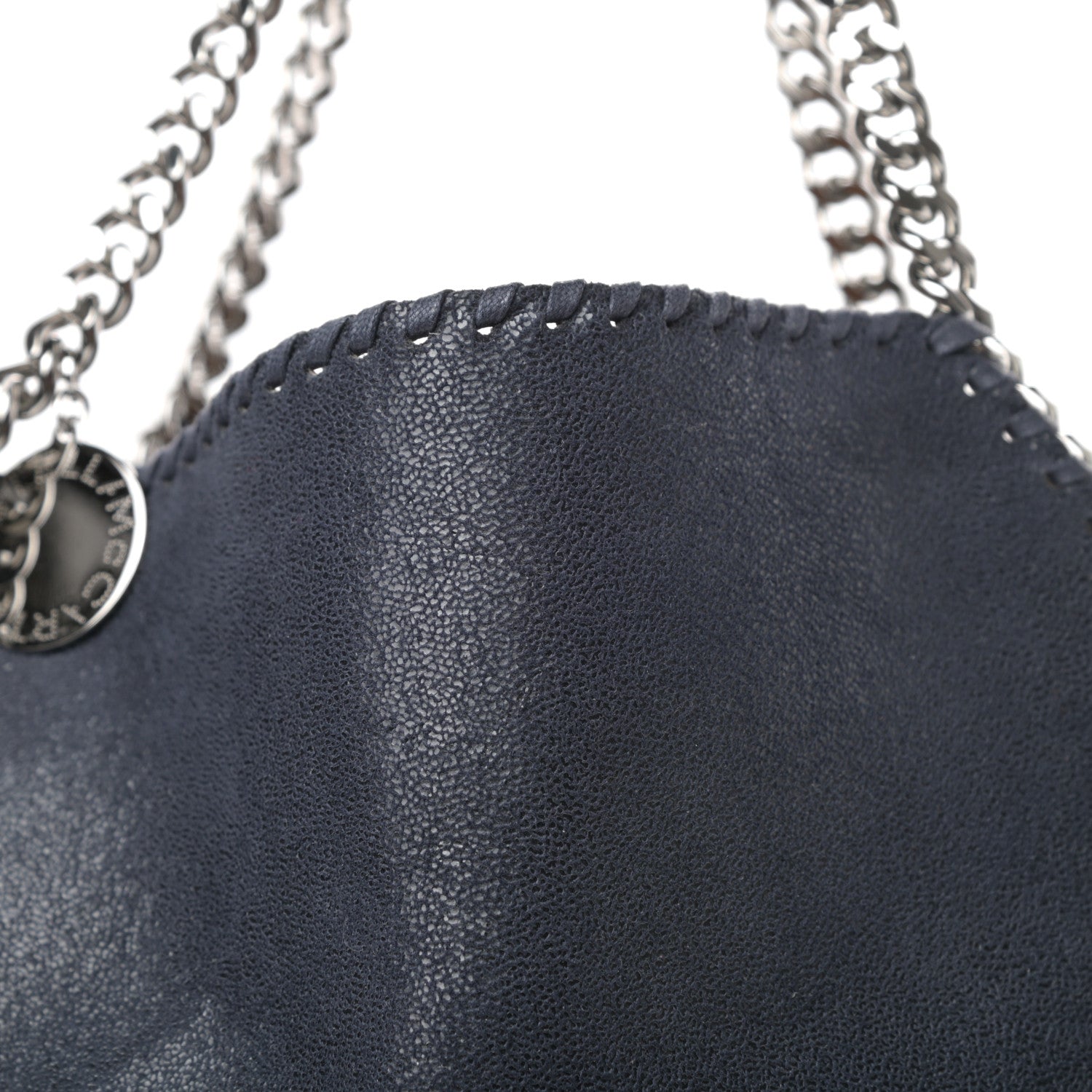 Stella McCartney Shaggy Deer Falabella Reversible Tote Navy Camel 10 of 10