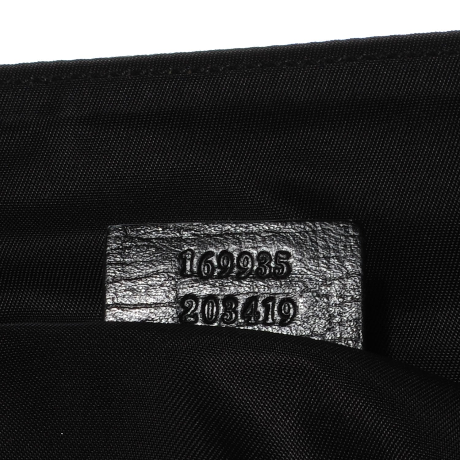 Gucci GG Plus Monogram Medium Flap Messenger Bag Black 6 of 7