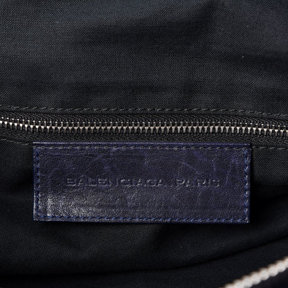 Balenciaga Agneau Whistle Shoulder Bag Marine 5 of 9