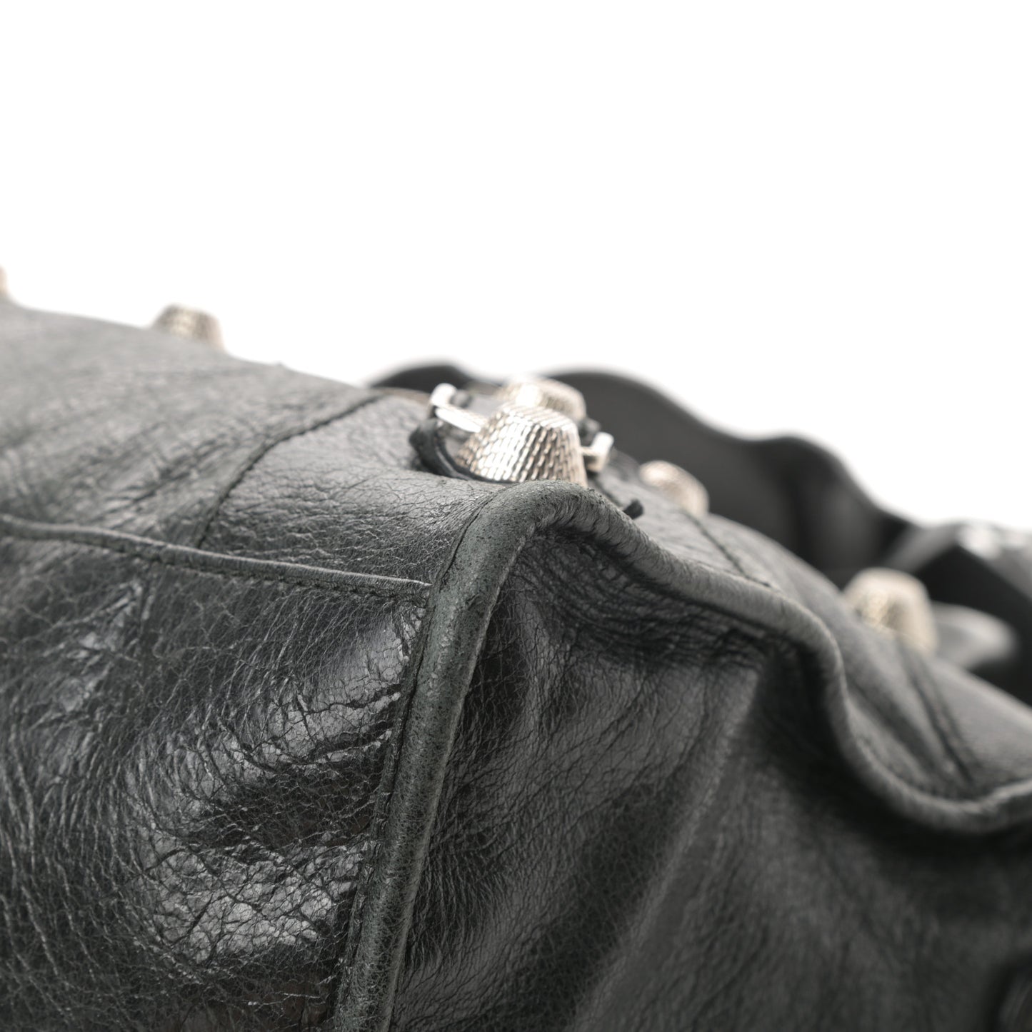 Agneau Giant 21 Silver Hardware Part Time Black