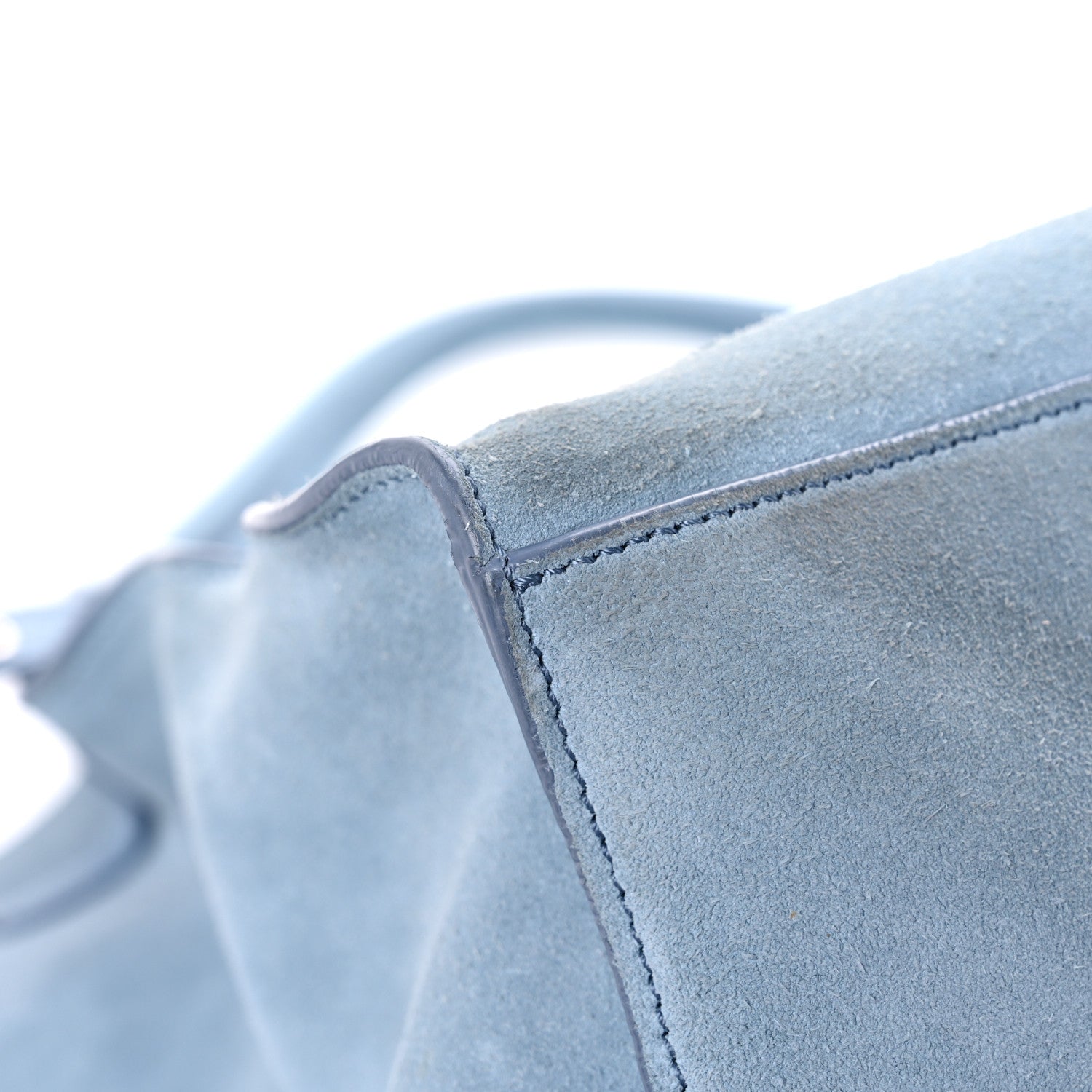 Celine Suede Supple Grained Calfskin Medium Big Bag Slate Blue 6 of 22