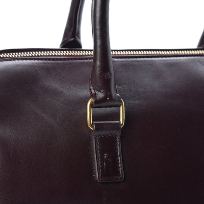 Saint Laurent Calfskin Classic Duffle 6 Bordeaux 10 of 25