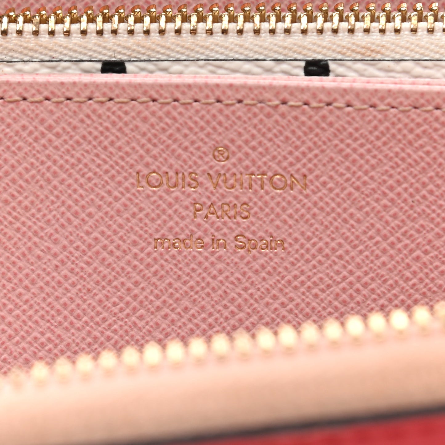 Monogram Giant Zippy Wallet Rouge Rose