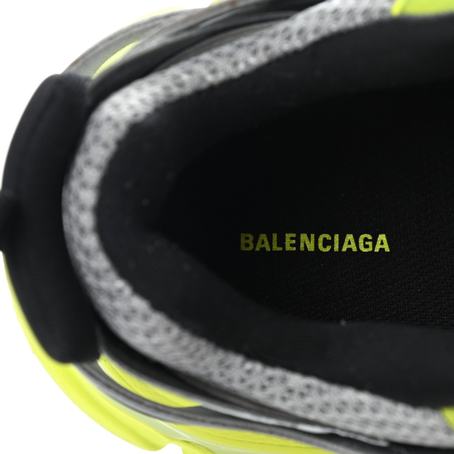 Balenciaga Mesh Nylon Mens Track Sneakers 42 Silver Green 6 of 10