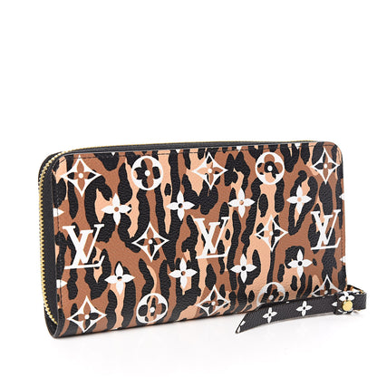 Louis Vuitton Monogram Giant Jungle Zippy Wallet Black 3 of 7