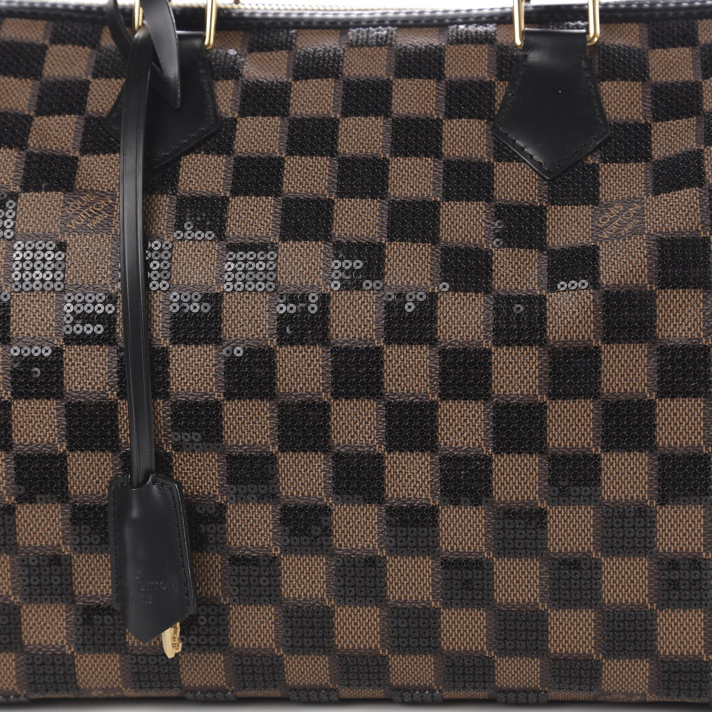 Damier Paillettes Speedy 30 Black