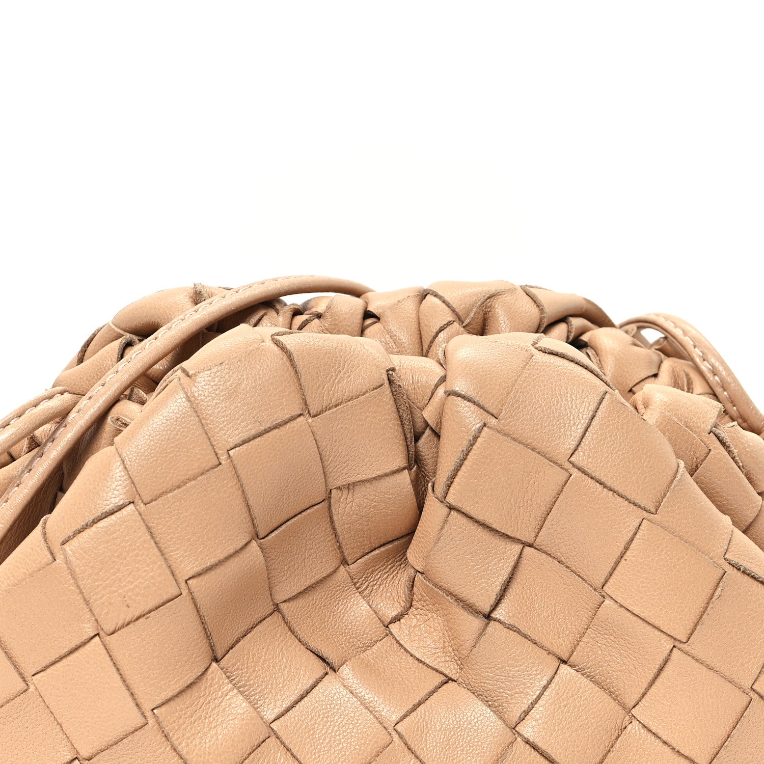 Bottega Veneta Nappa Intrecciato The Mini Pouch Almond 8 of 11