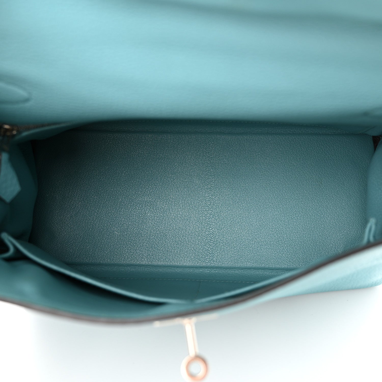 Hermes Taurillon Clemence Kelly Retourne 28 Bleu Atoll 5 of 11
