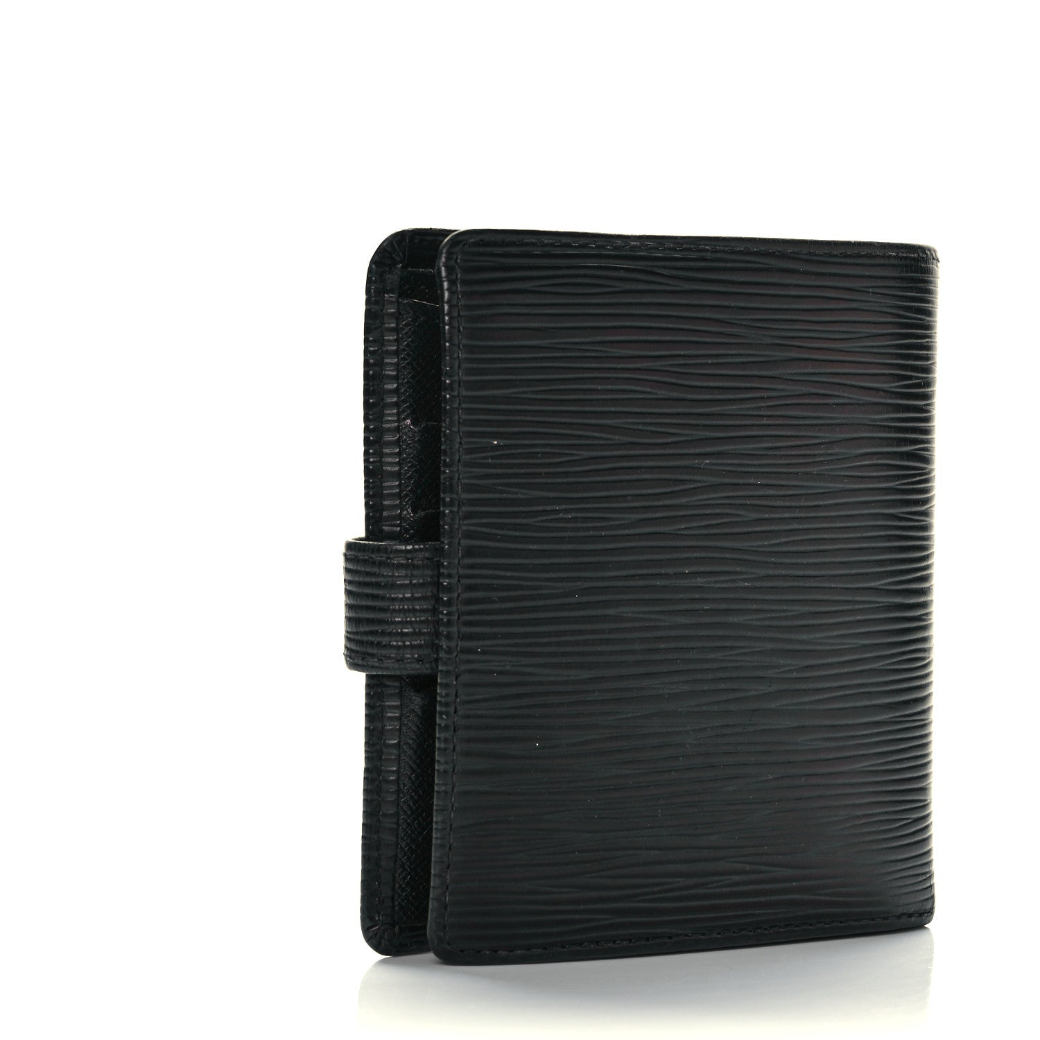 Louis Vuitton Epi Porte-Billets Compact Wallet Black 3 of 9