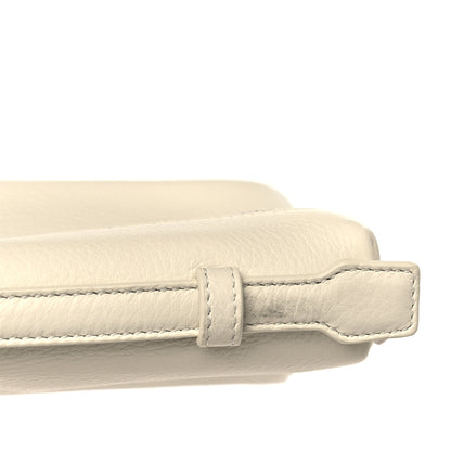 Loro Piana Grained Calfskin L19 Extra Pocket Pouch Whisper White 10 of 10