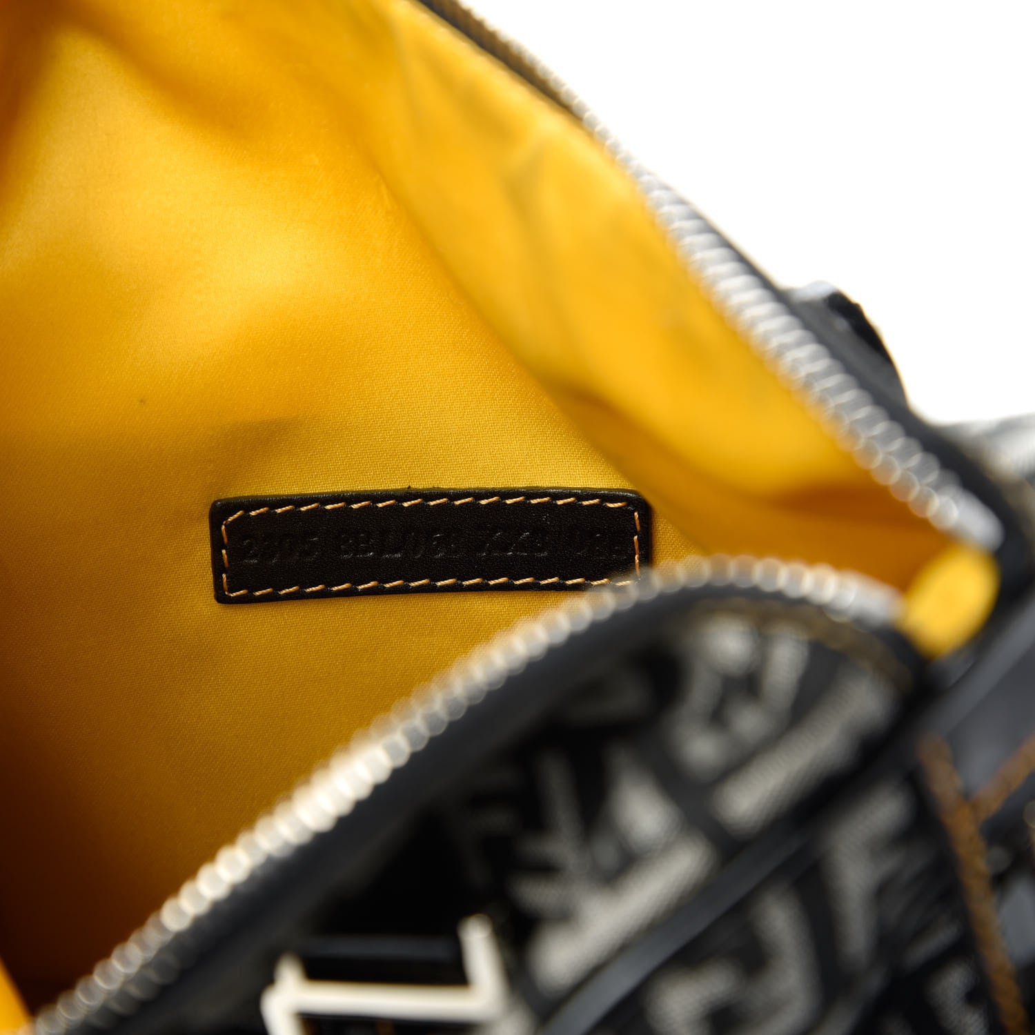 Fendi Zucchino Patent Small Forever Boston Black Panna 9 of 10