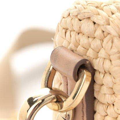 Prada Yarn Raffia Effect Crochet Re-Edition 2005 Shoulder Bag Naturale 11 of 13