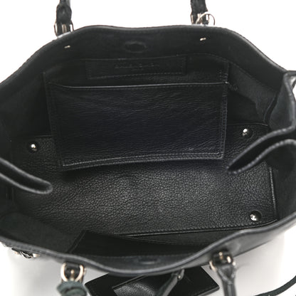 Balenciaga Veau Papier A6 Zip Around Tote Black 5 of 9