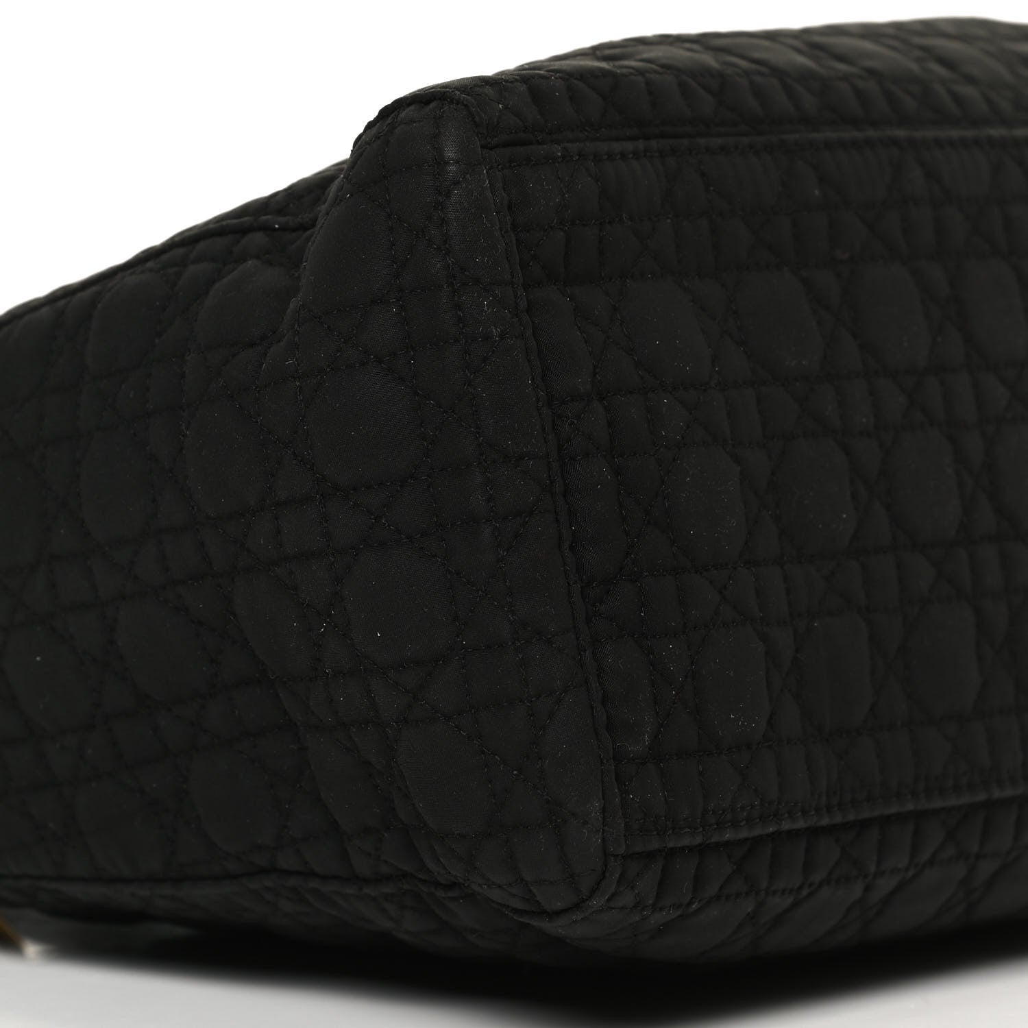 Christian Dior Nylon Cannage Medium Lady Dior Black 9 of 12