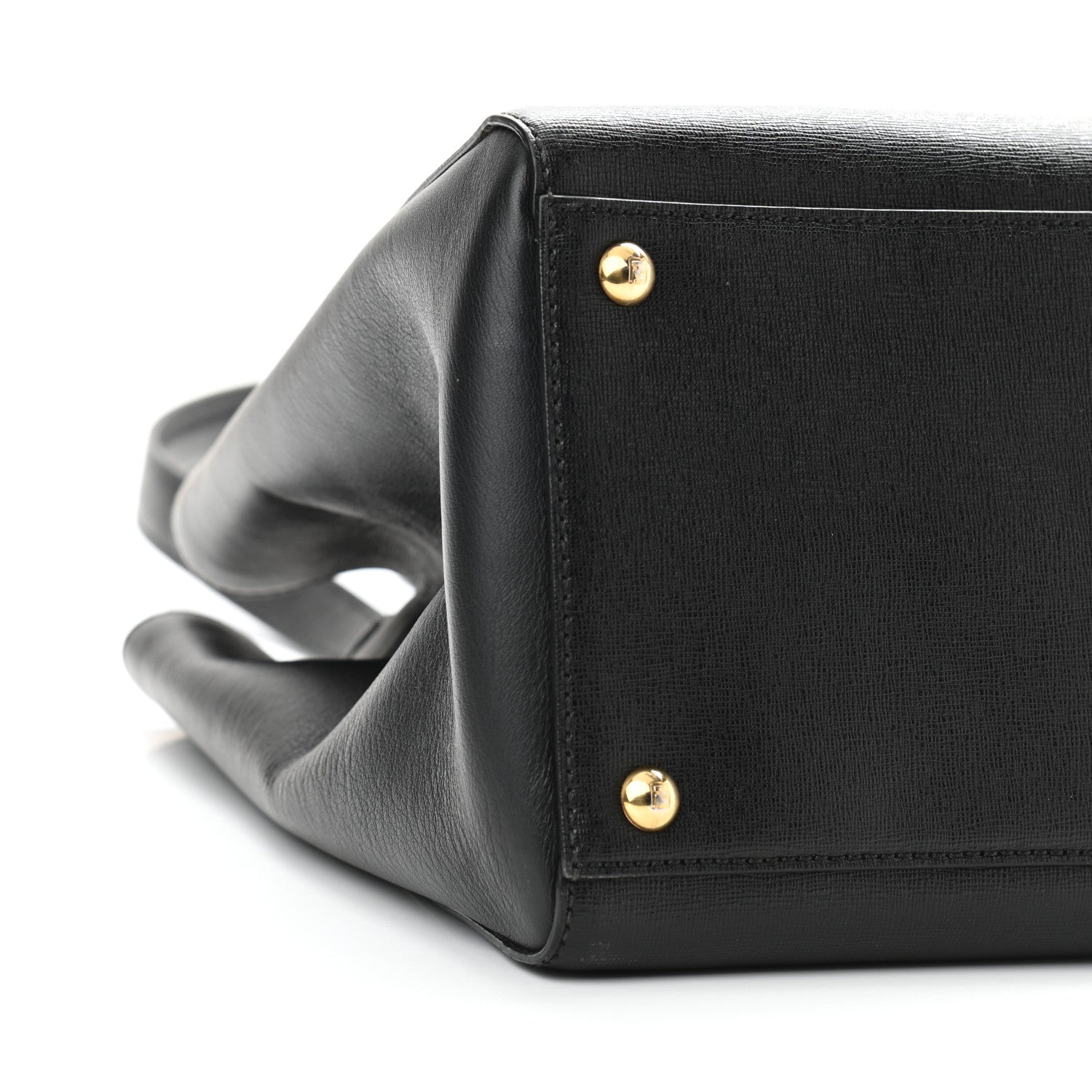Fendi Vitello Elite Regular 2Jours Tote Black 9 of 10